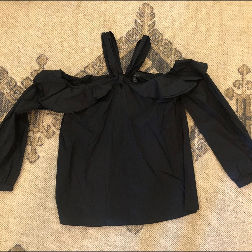 J. Crew black off the shoulder top